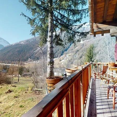 Idyllic In Evolene, With View On The Dent Blanche And The Mountains *