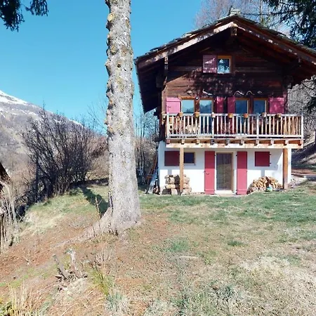 Idyllic In Evolene, With View On The Dent Blanche And The Mountains *